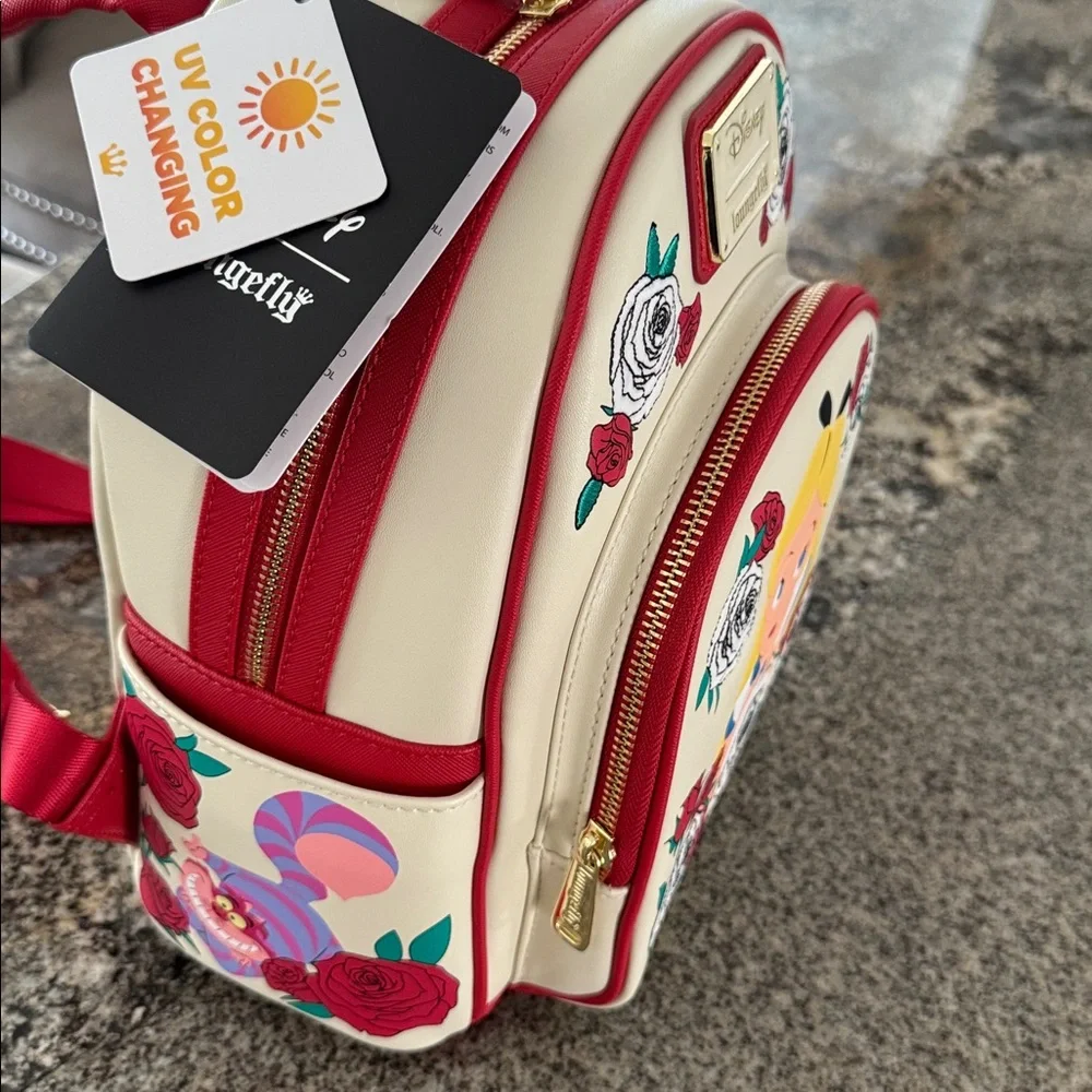 ALICE IN WONDERLAND COLOR CHANGING ROSES BACKPACK - Picture 2 of 6